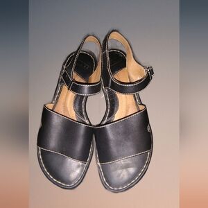 Black Born Sandals Size 8